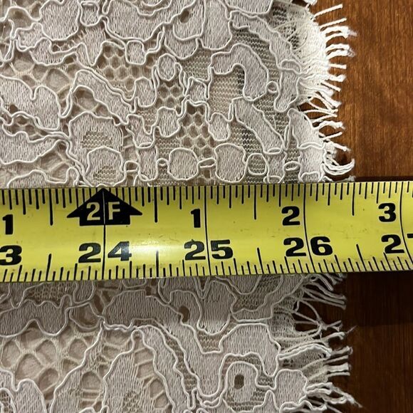 J. Crew Sleeveless Lace Ruffled Neck Top in Dune Size TS( Tall-Small) - Picture 8 of 8